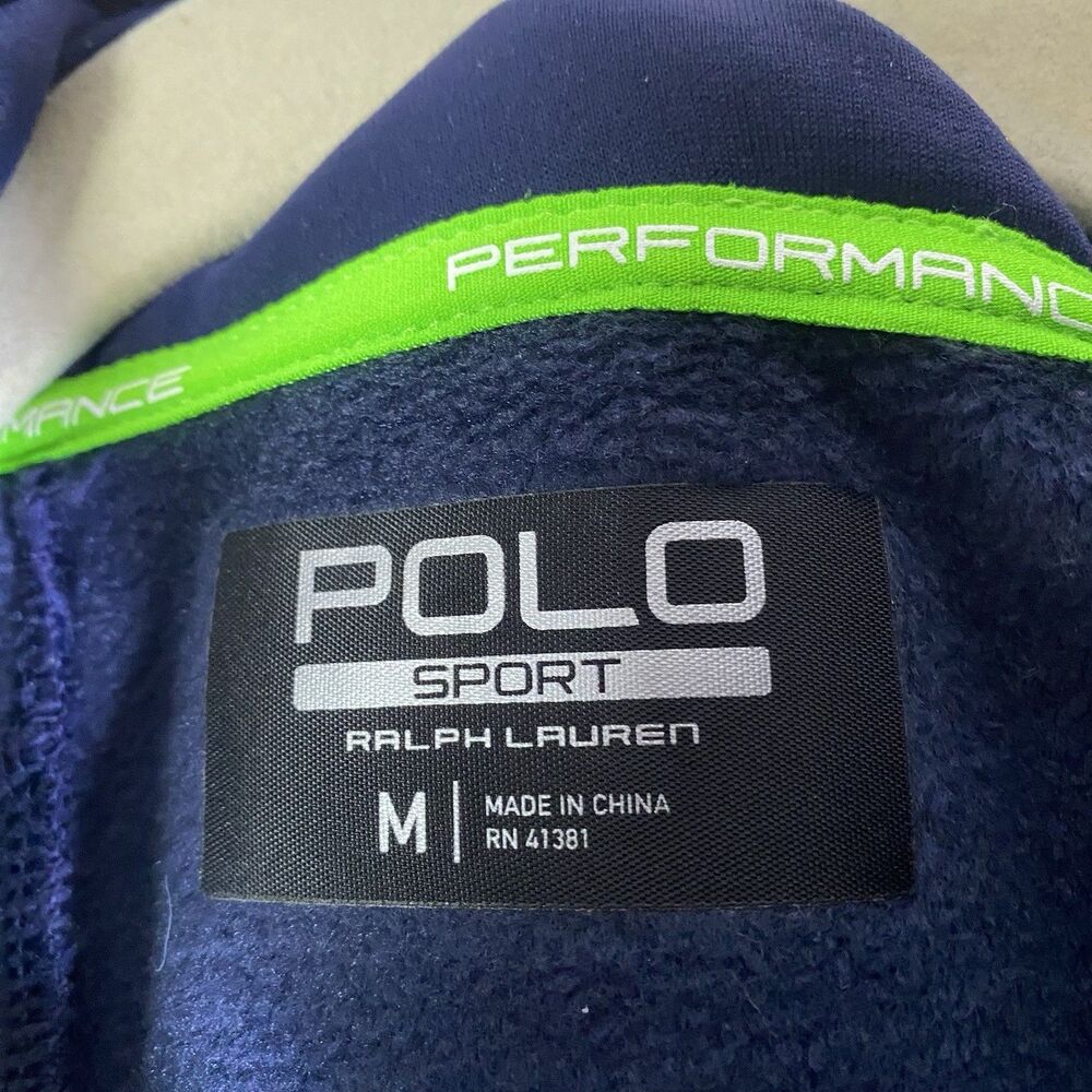 RALPH LAUREN POLO SPORT PERFORMANCE HYBRID JACKET BLUE MENS MEDIUM GOLF - Picture 7 of 14